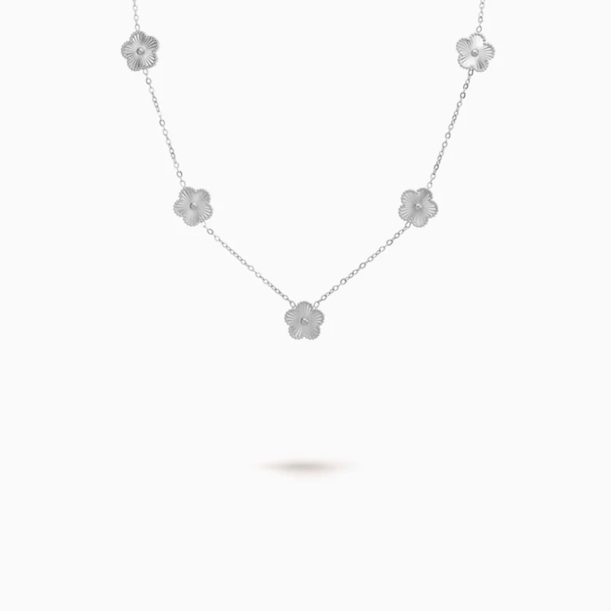 Céleste Fleur Halskette - Silber