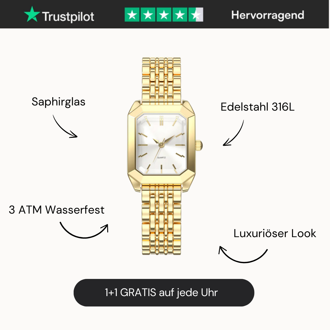 Aurélie Uhr - Gold/Weiß