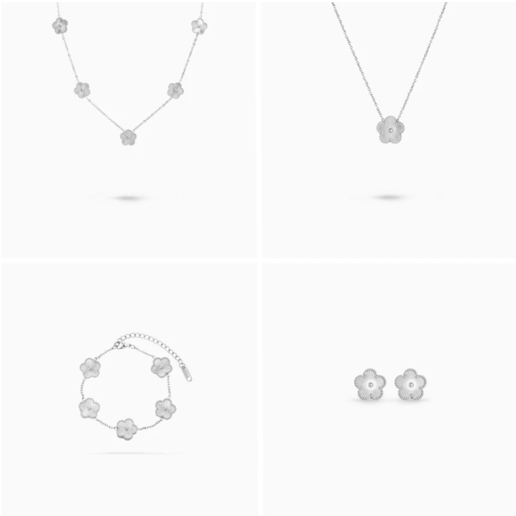 Bloom Kollektion Set - Silber