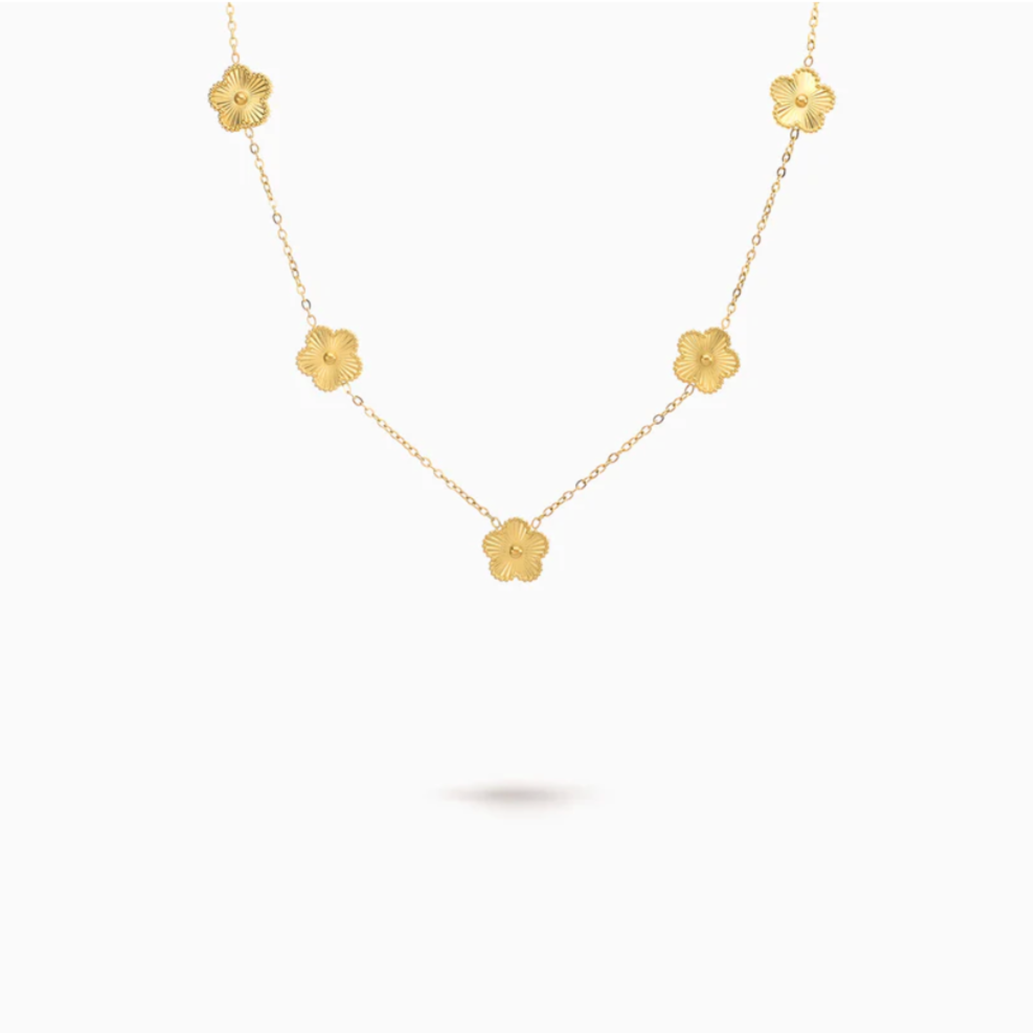 Céleste Fleur Halskette - Gold