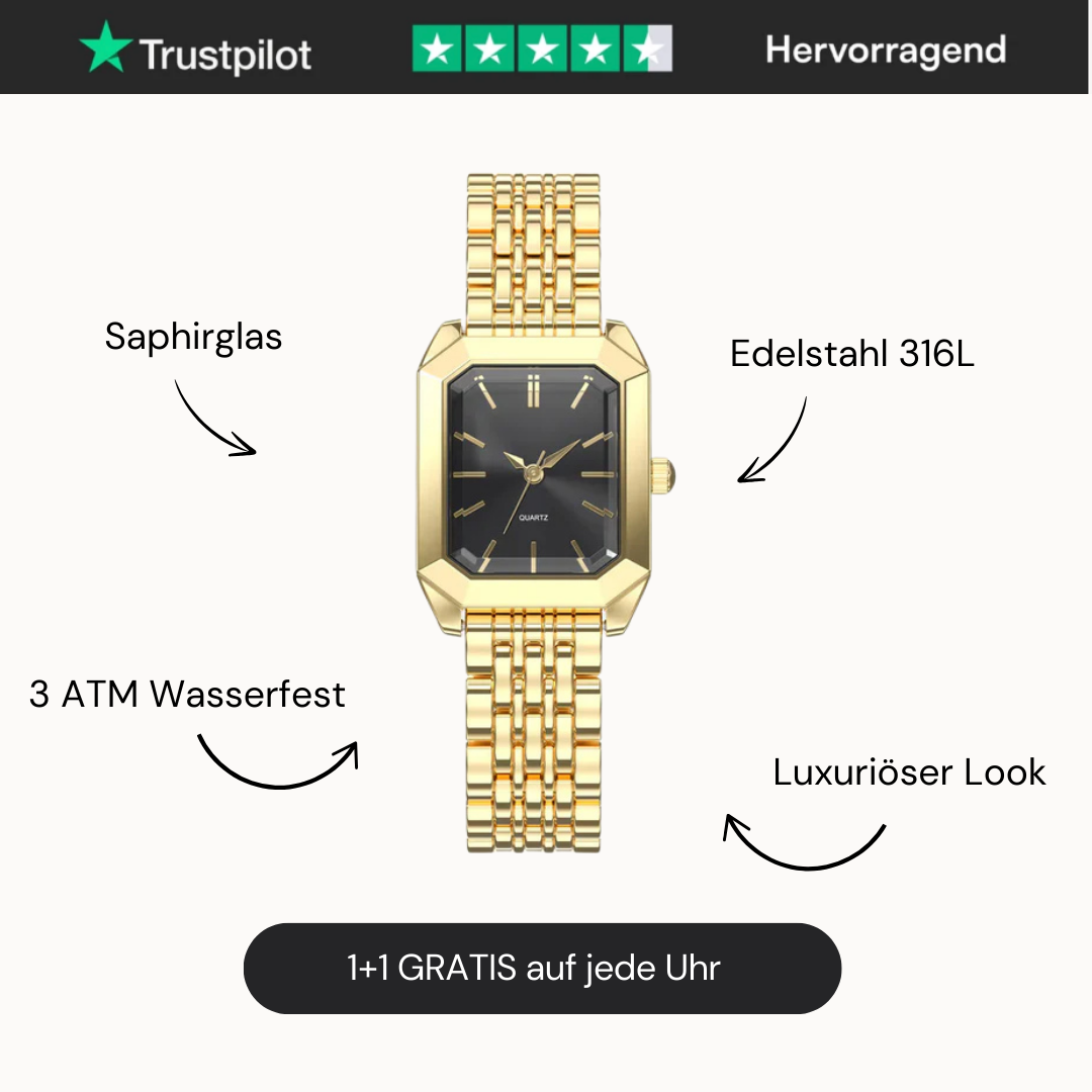 Aurélie Uhr - Gold/Schwarz