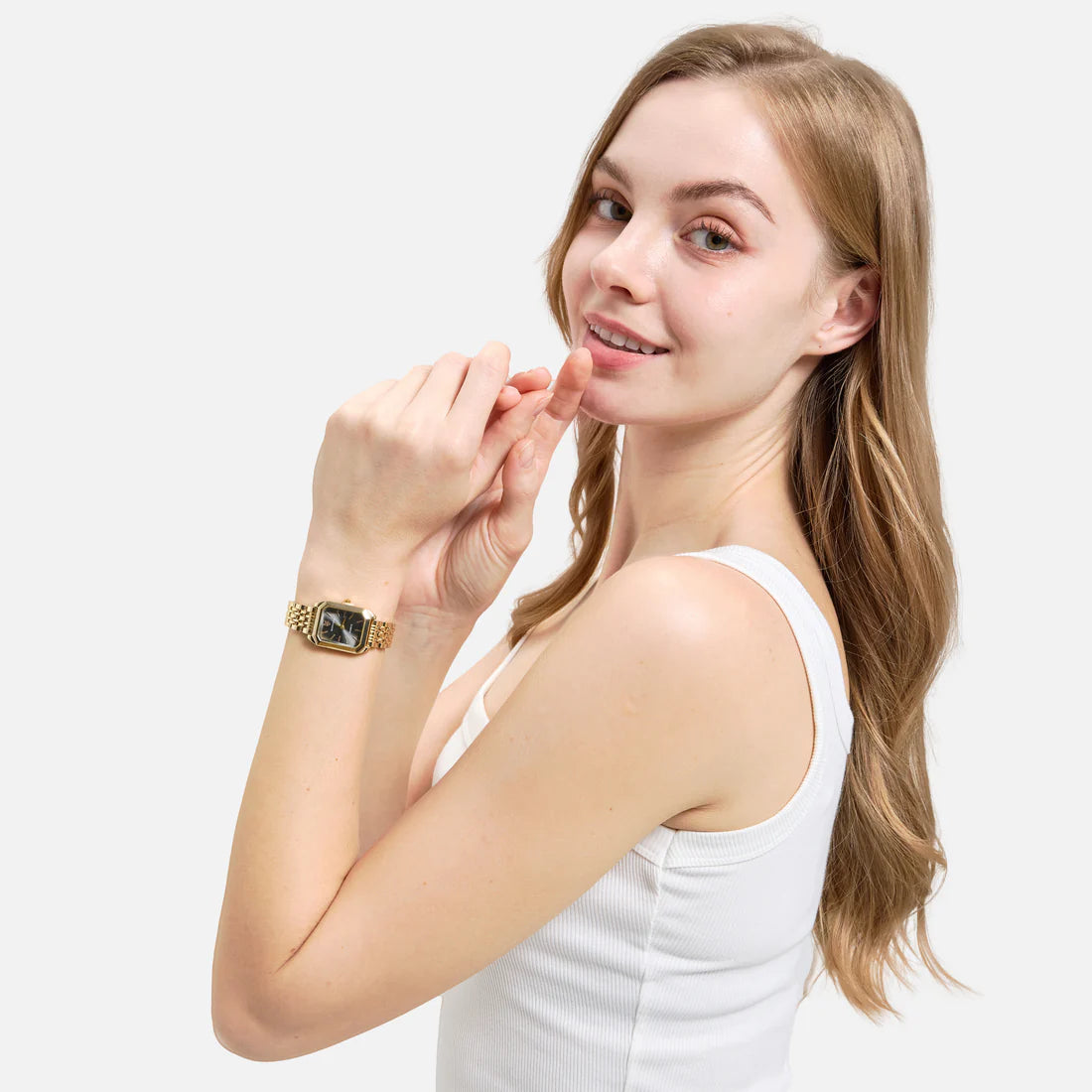 Aurélie Uhr - Gold/Schwarz